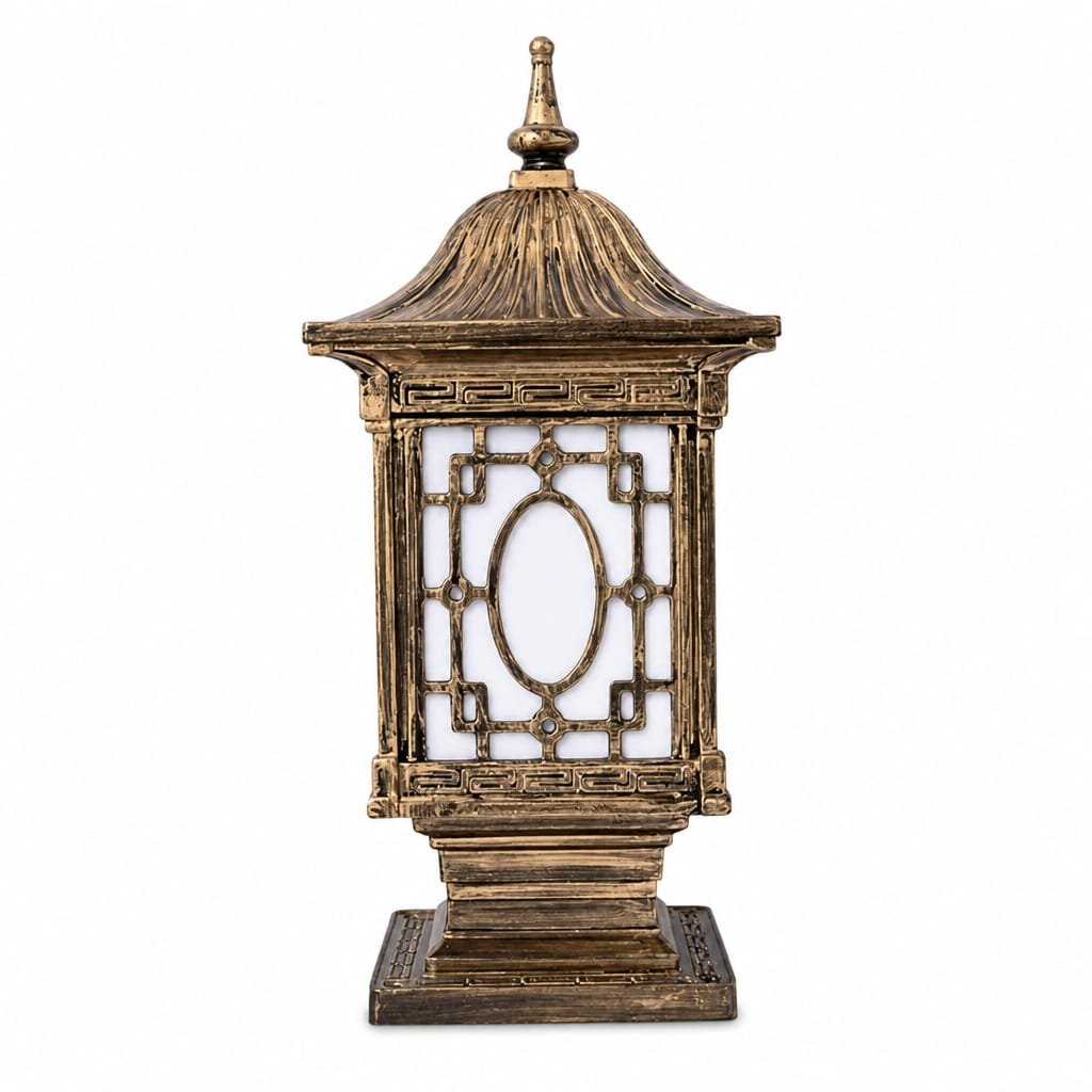 1267 ANTIQUE GOLD GATE LIGHT